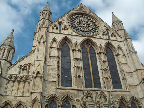 The Minster and the famous Rose window