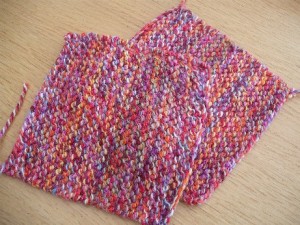 Knitted square 2