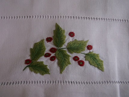 Bavarian needlework -xmas cloth